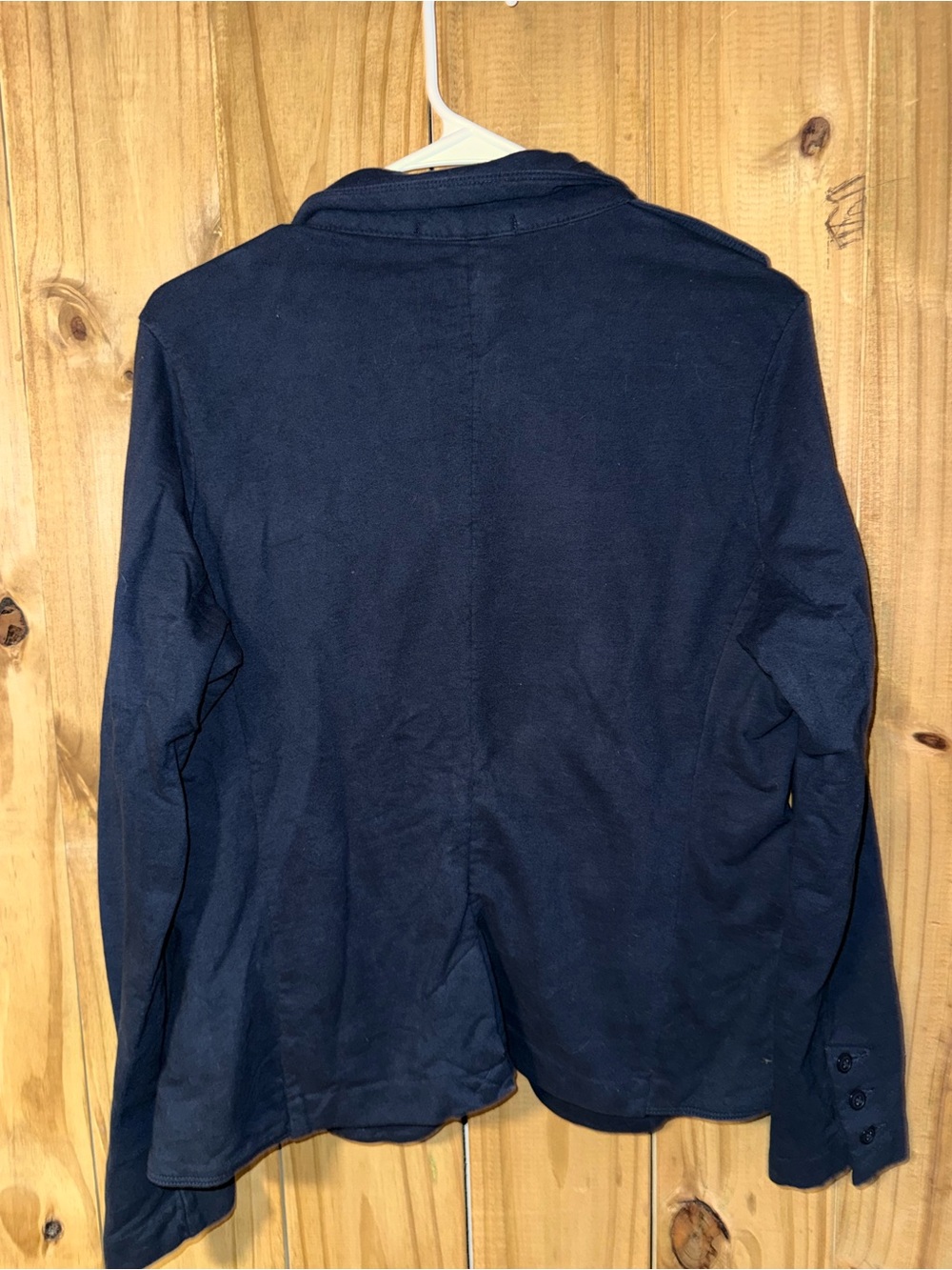 Lucky Brand Navy Casual Blazer Jacket - Picture 3 of 3